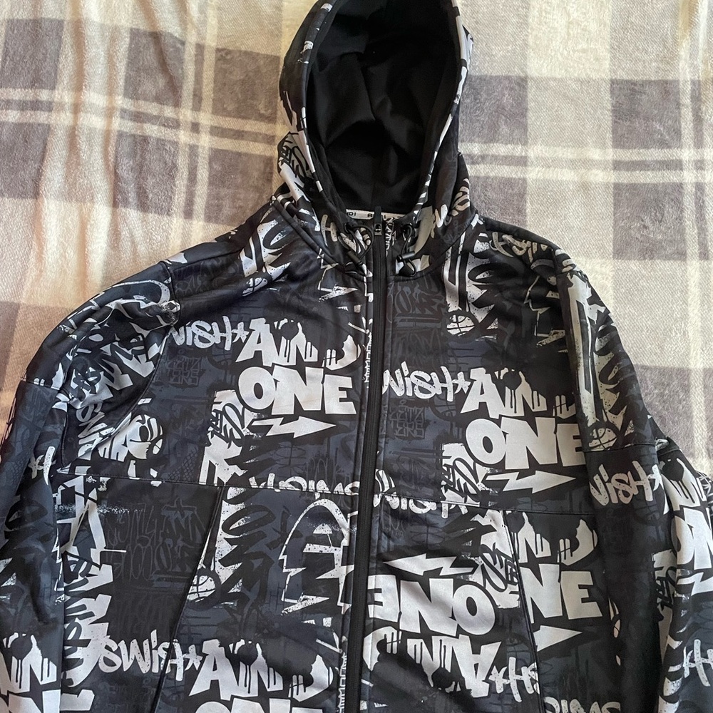 And1 Black and Gray Hoodie